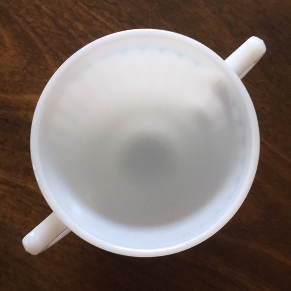 Vintage Milk Glass Sugar Bowl - Picture 3 of 6